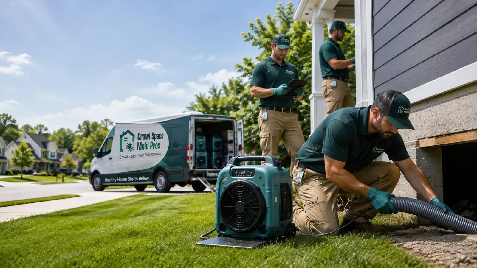 Crawl Space Mold Removal in Latham, KS